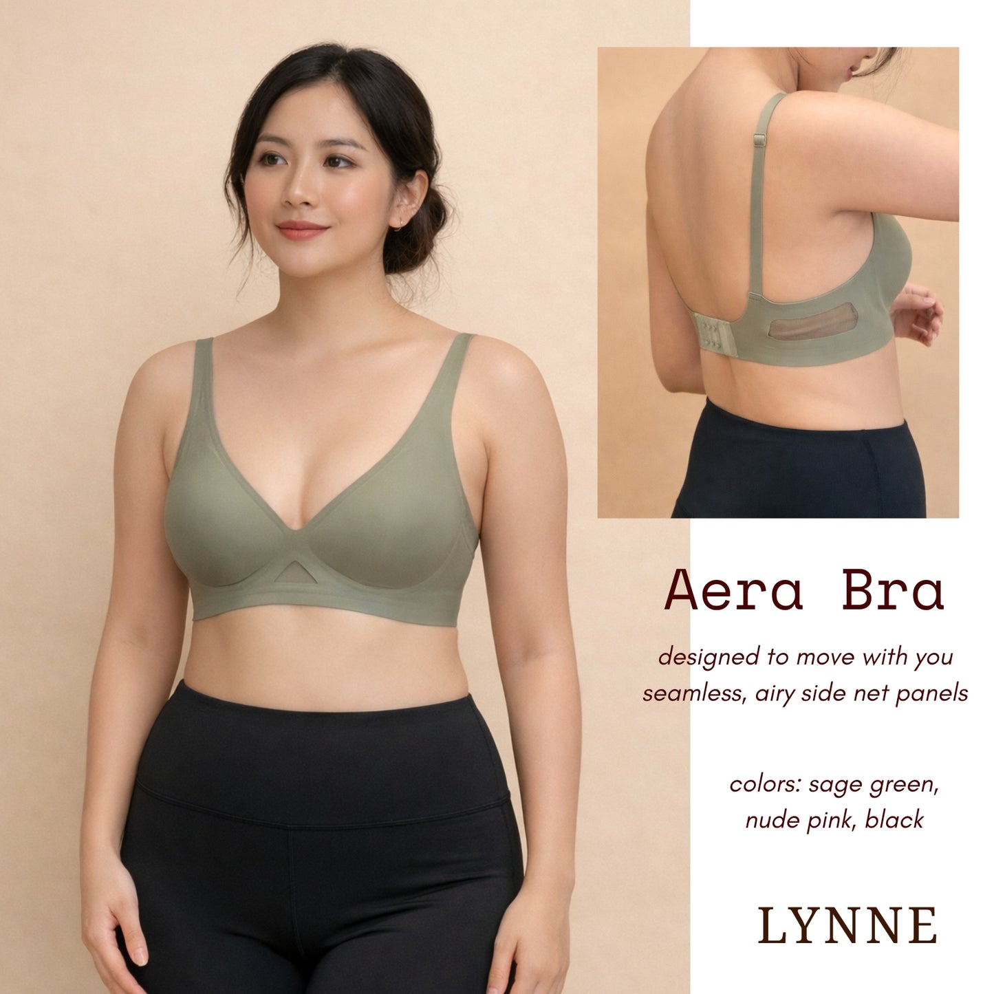 AERA Bra (Sage Green)